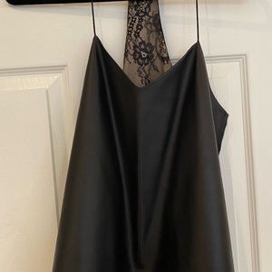 Tibi Leather Camisole